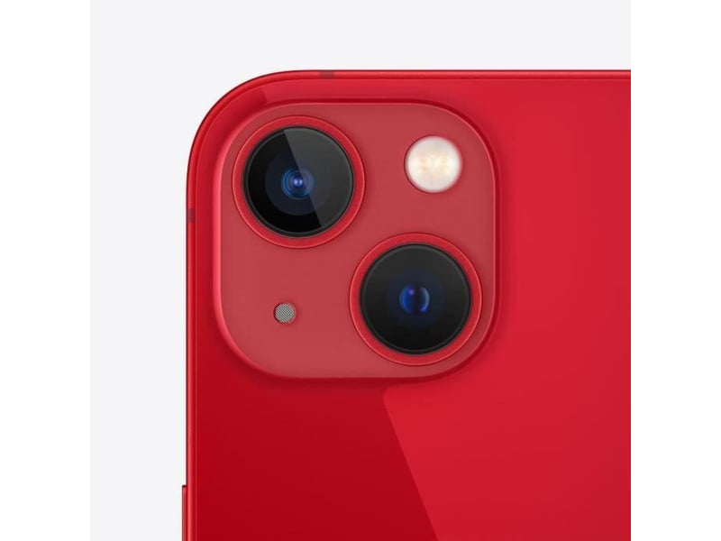 Iphone 13 mini 256 go 5g rouge a15 bionic face id - Conforama B