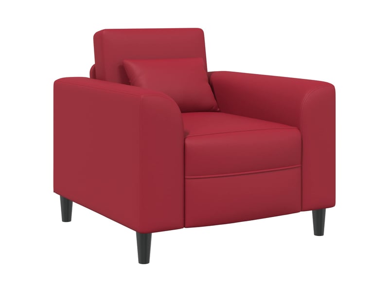 Vidaxl fauteuil bordeaux simili cuir - Conforama A