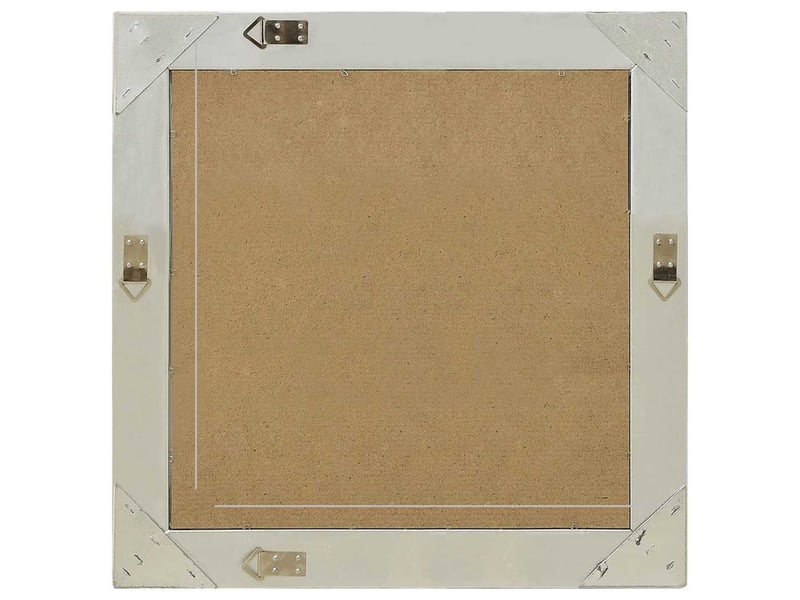  Miroir mural style baroque 60x60 cm argenté cf62886  - Conforama C