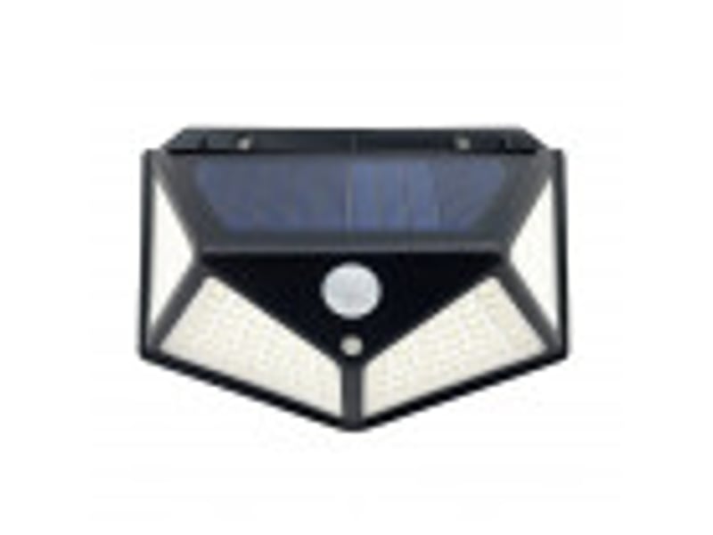  Applique extérieure solaire led fabrilamp kira 450 lm 6000 k ip65 détecteur mouvement noire 166661009 - Conforama B