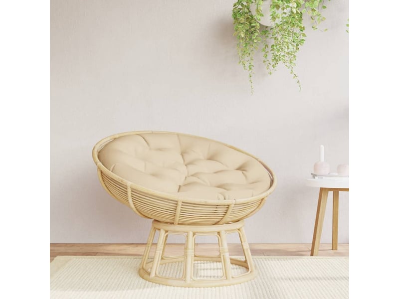  Coussin rond, coussin d'assise beige ø 100 x11 cm tissu oxford cf56602  - Conforama B