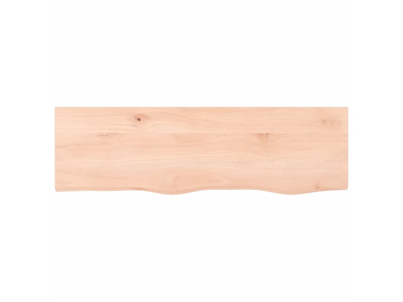  Comptoir de salle de bain, plan de travail 100x30x2 cm bois massif non traité cf65692  - Conforama C