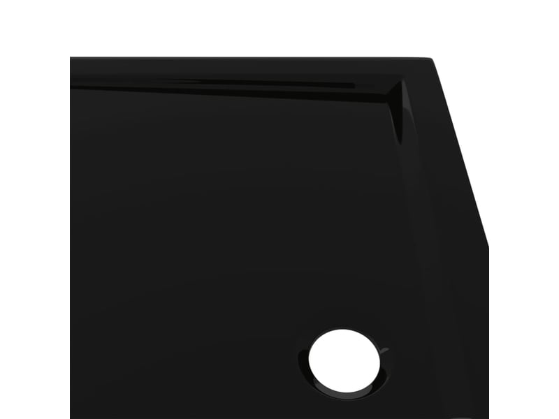  Receveur de douche base de douche bac de douche salle de bain toilette salle d’eau maison intérieur rectangulaire abs noir 70 x 90 cm 02_0001955  - Conforama E