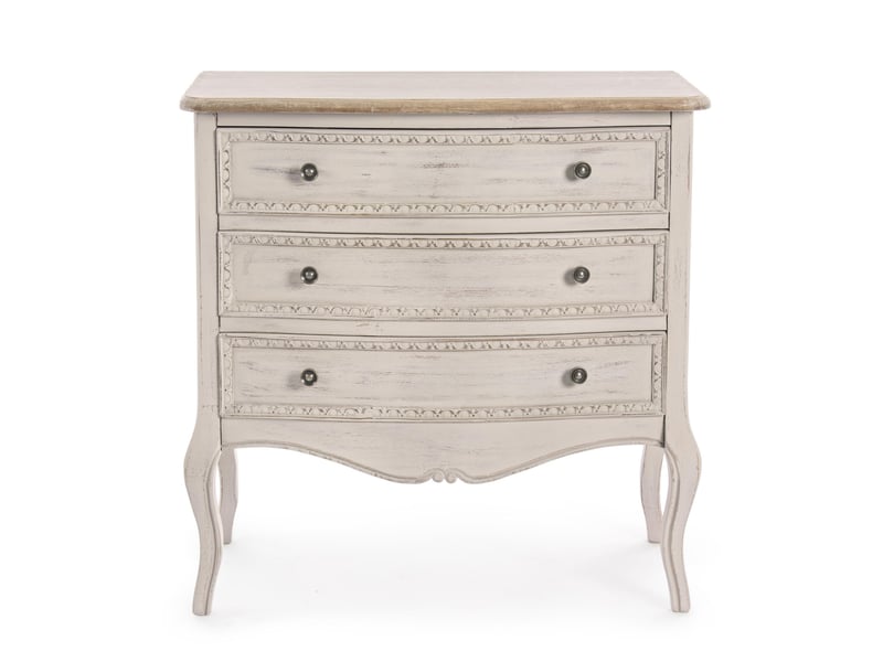  Commode 3 tiroirs en bois - garance  - Conforama A