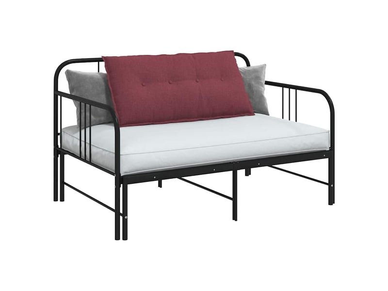  Coussin de dos, coussin de dossier bordeaux 100 x 19 x 50 cm tissu cf54574  - Conforama C