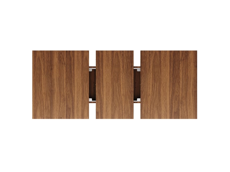 Table à manger, 120 cm, rectangulaire, mdf, marron, format fonctionnel pour les repas quotidiens, rangement fonctionnel - Conforama E