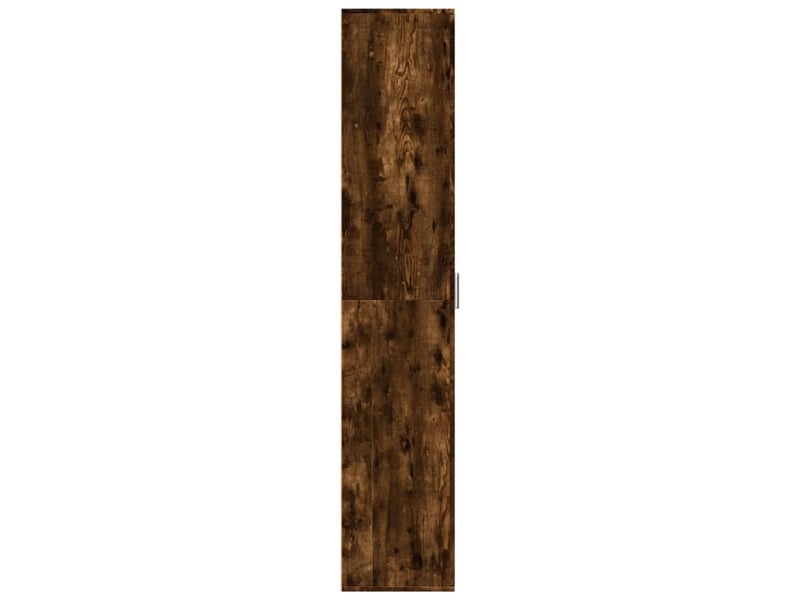  Buffet haut - bahut - meuble de rangement chêne fumé 60x35x180 cm bois d'ingénierie  - Conforama D
