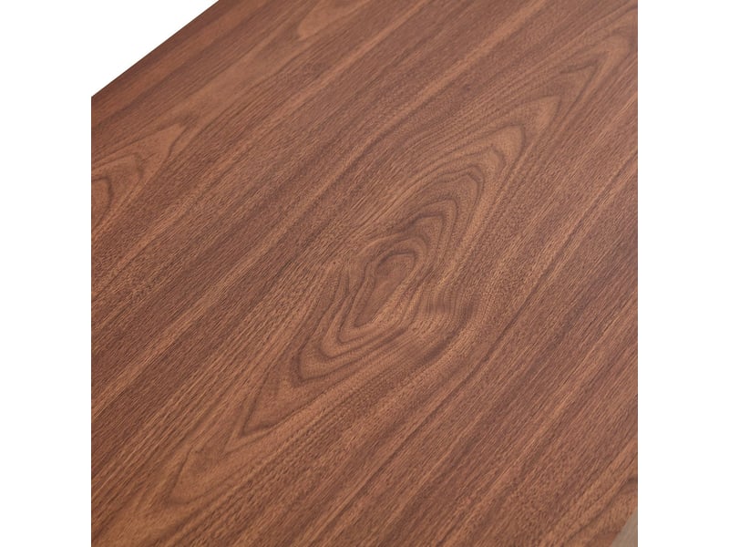  Table basse avec rangement rangement ouvert format rectangulaire structure à deux niveaux mdf stable et durable montage simple  - Conforama D