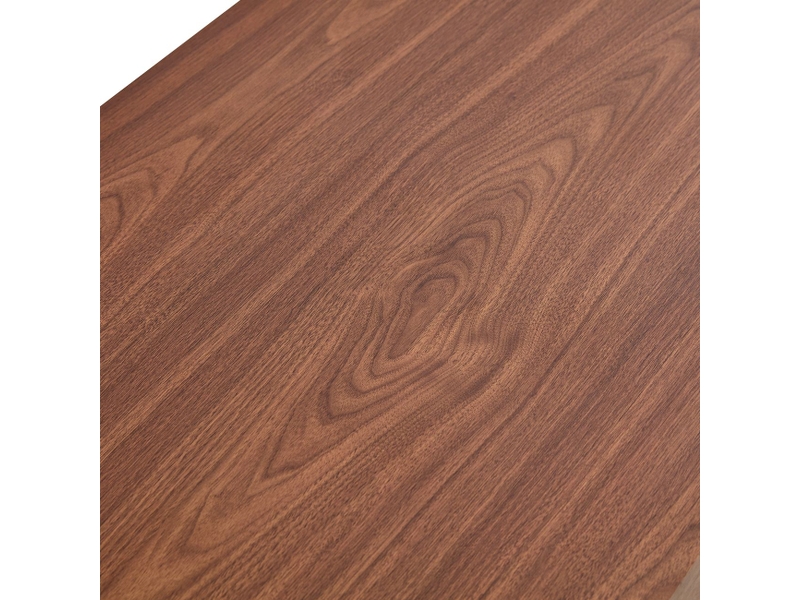 Table basse avec rangement rangement ouvert format rectangulaire structure à deux niveaux mdf stable et durable montage simple  - Conforama D