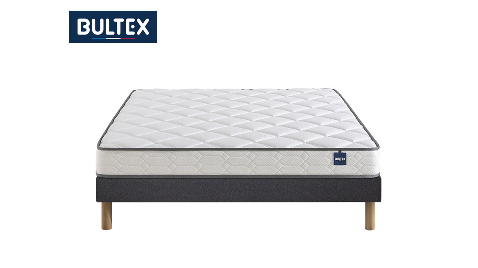 BULTEX Matelas + sommier Mousse 160x200 cm BULTEX REBOOST 14 Conforama