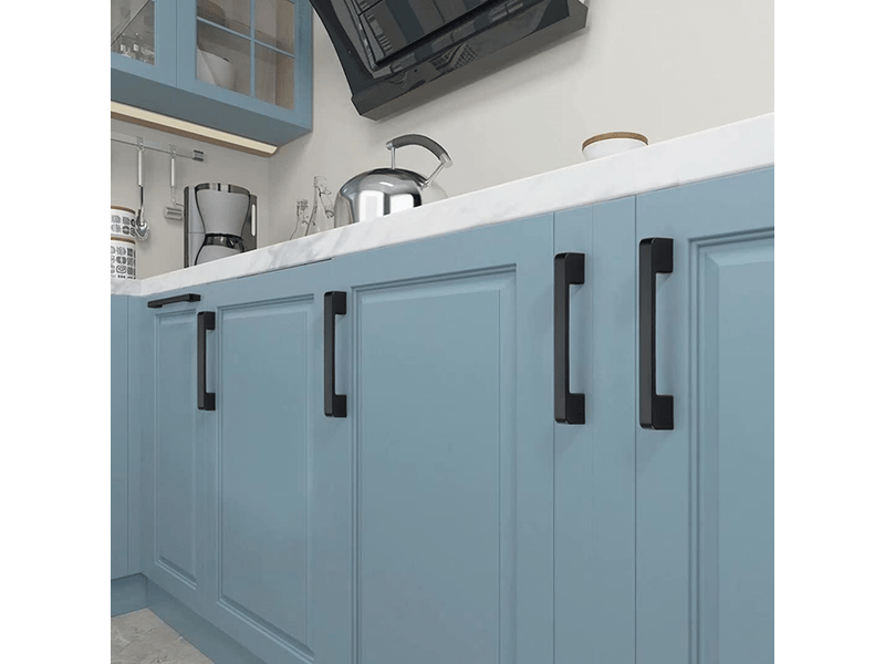  Tirants pour meubles (10 pièces, noir) - 192 mm entre axes, tirants de barre pour portes de cuisine, pratiques et élégants  - Conforama C