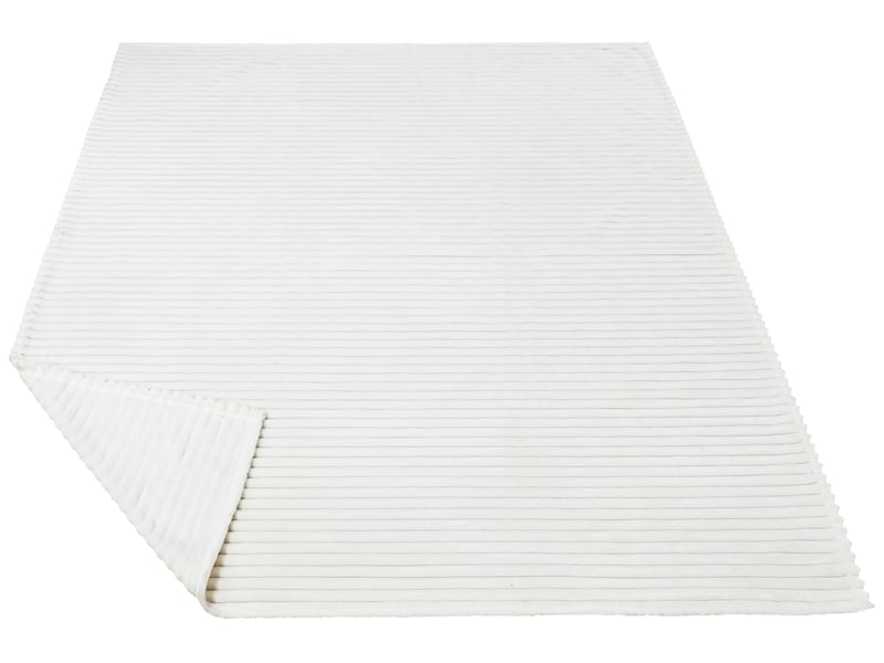 Plaid 125X150CM blanc NEIGE - Conforama B