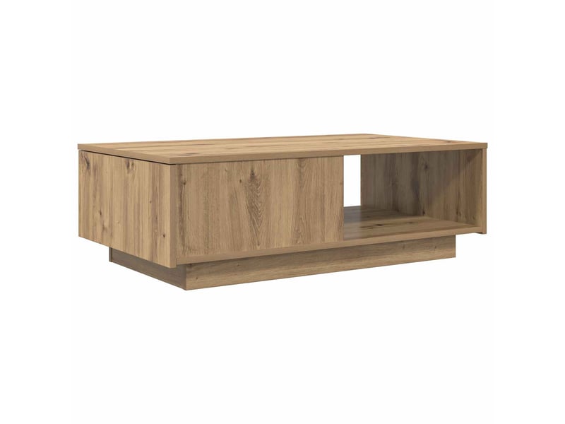  Table basse - table de salon - table à thé chêne artisanal 95 x 55 x 31 cm bois d'ingénierie  - Conforama A