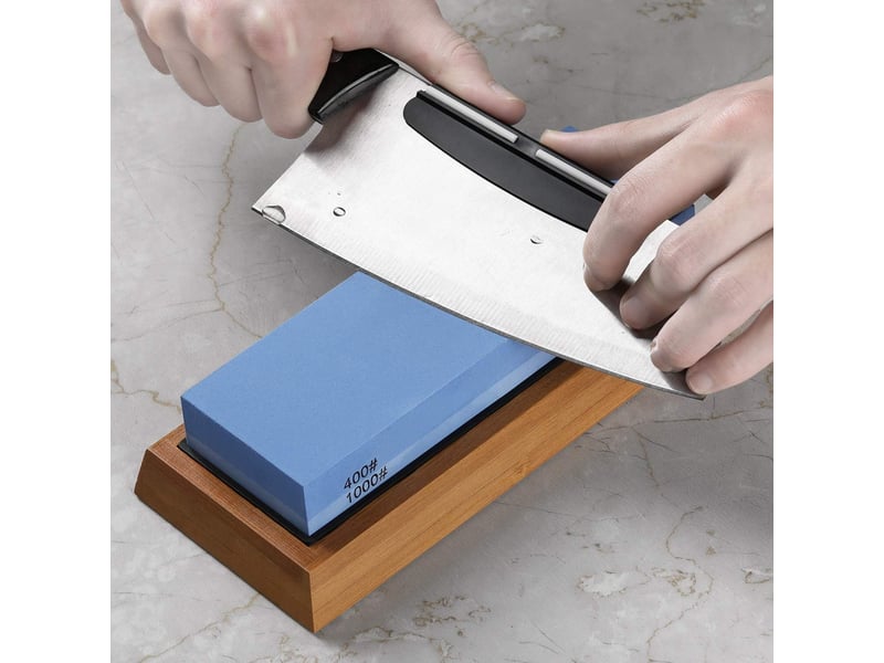 Kit de pierre à aiguiser pour couteaux grain double face 4001000 et 30008000 - Conforama D