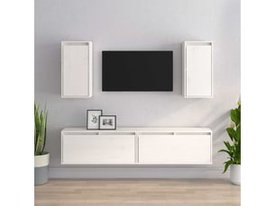 Meuble tv coloris blanc  <strong></strong>  <strong></strong>