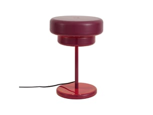 Lampe de table rétro prune 41 cm - ophelia