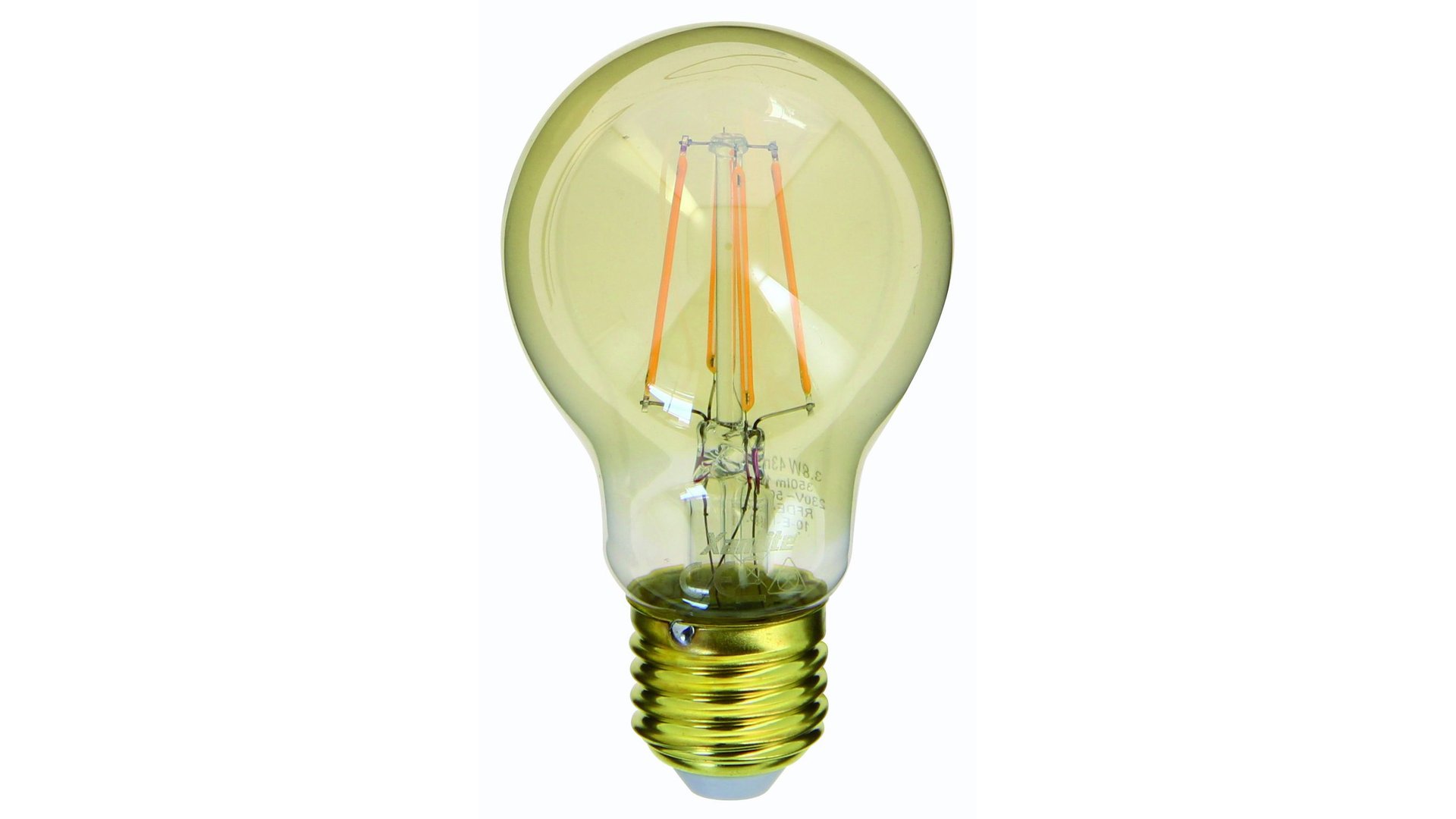 AMPOULE STD VINTAGE 3.8W E27 Jaune Conforama