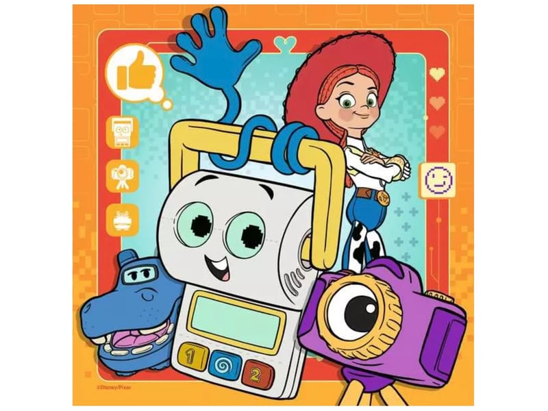  Puzzles enfants 3x49 pieces - en mission 042846 - Conforama D