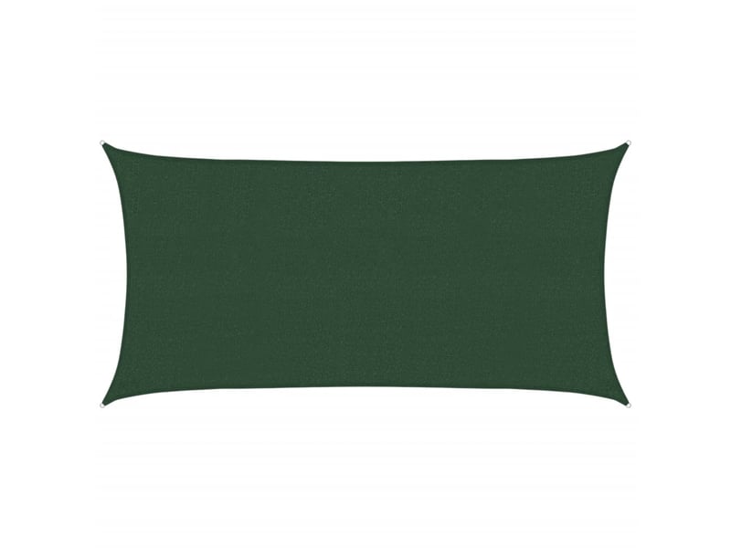  Voile d'ombrage - voile d'ombre - voile parasol 160 gm² vert foncé 2,5x5 m pehd  - Conforama A