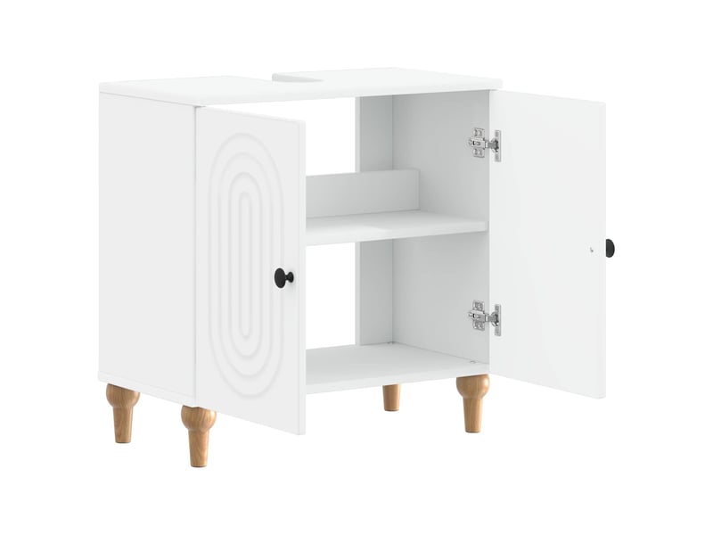  Meuble sous lavabo de salle de bain alkmaar blanc cf64795  - Conforama C