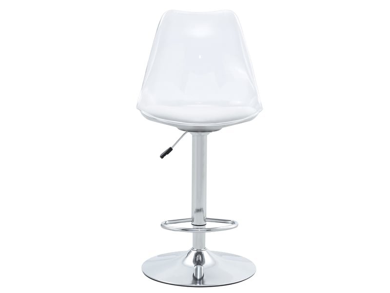  Lot de 2 tabourets de bar réglables et pivotants à 360°, assise similicuir pu W3658P368330 - Conforama A