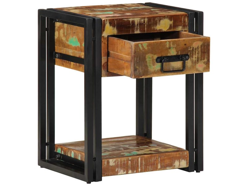 Table de chevet - cabinet de chevet - table de nuit 2 pc multicolore 40 x 35 x 50 cm - Conforama C