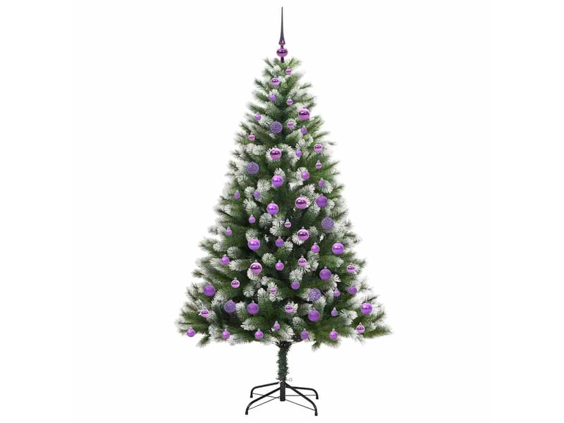 Sapin de noël, arbre de noël artificiel avec neige artificielle 300 led shl4143 - Conforama D