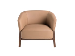 Fauteuil fixe <strong>ANGEL CERDA</strong> <strong></strong> 100% Cuir marron vendu A l'unité