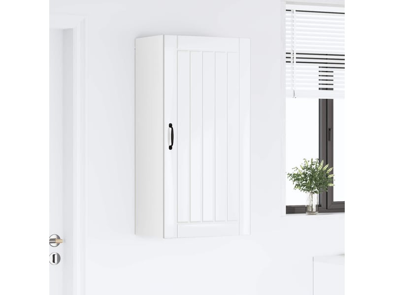 Meuble mural de cuisine, armoire de cuisine blanc brillant 50x31x100cm shl40 - Conforama D