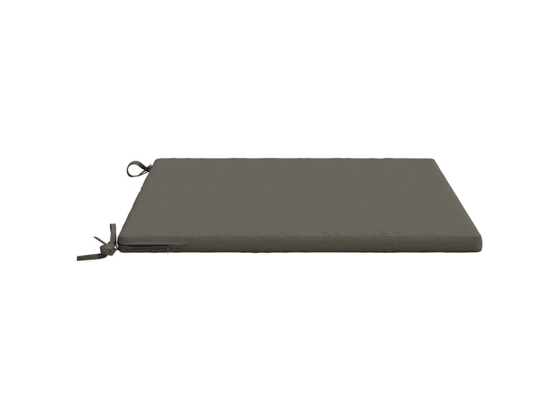 Lot de 4 coussins de siège, coussins d'assise soest 100 % polyester gris cf60410 - Conforama D