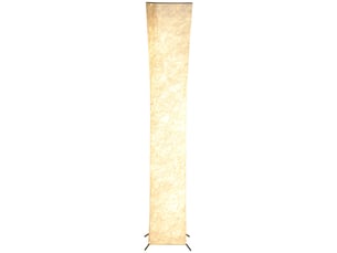 Lampadaire avec abat-jour en papier, interrupteur au pied, 3 niveaux d'intensité lumineuse, blanc