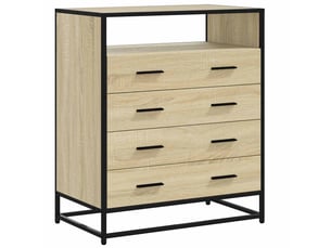Commode 1 tiroir(s)    <strong></strong> <strong></strong> coloris beige largeur 70 cm