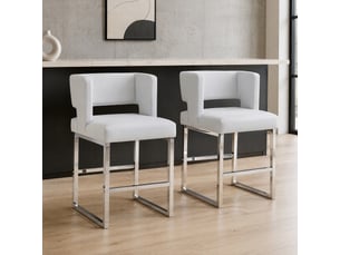 tabouret de bar <strong>HAUSS SPOLE</strong> - gris hauteur d'assise 66 cm vendu Par paire