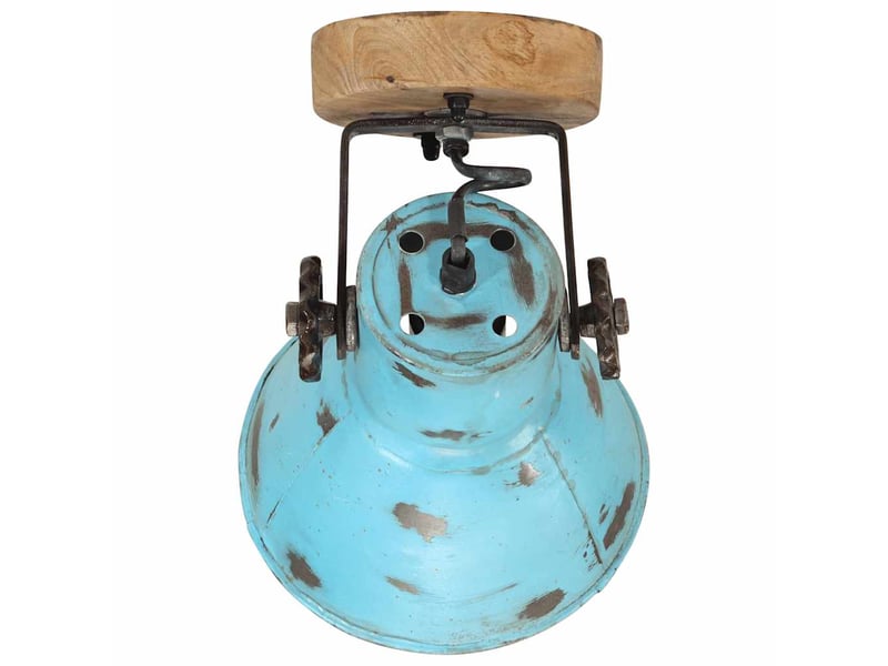  Lampe murale, applique murale 25 w bleu délavé 11,5x11,5x25 cm e27  - Conforama D