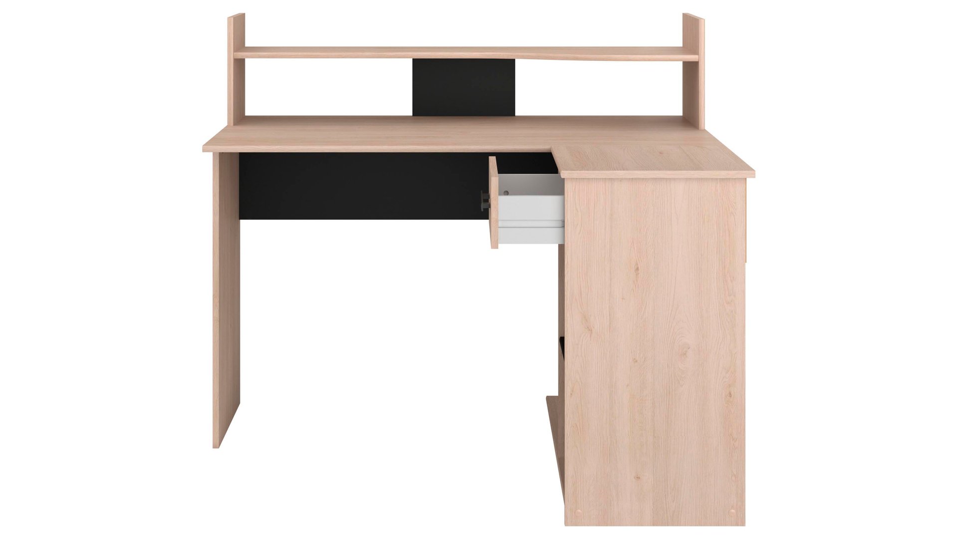 Bureau d'angle 120.7 cm BEGIN bicolore 101.8 Conforama