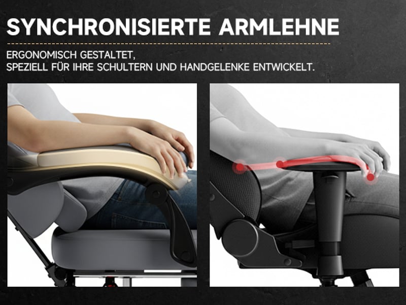 Chaise gaming simili-cuir avec massage et repose-pieds, capacité 150 kg - Conforama D