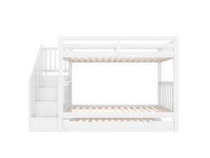 Lit superposé 2x90x200 cm <strong>FLORAGRACE</strong>  <strong></strong> coloris blanc