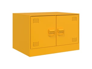 Table basse rectangulaire coloris jaune