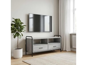 Meuble tv coloris gris  <strong></strong>  <strong></strong>