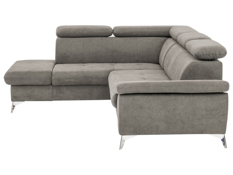 Canapé d'angle gauche convertible 4 places en tissu ALLY 2 coloris sable - Conforama B