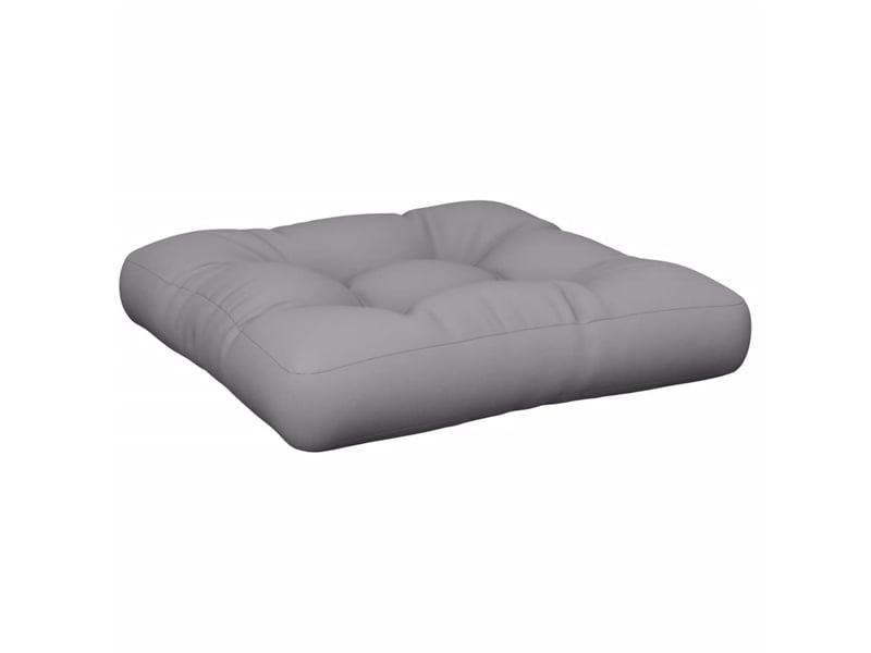  Lot de 2 coussins de palette, coussins de canapé gris tissu cf59531  - Conforama D