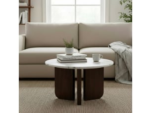 Table basse coloris blanc MOBILIER DECO