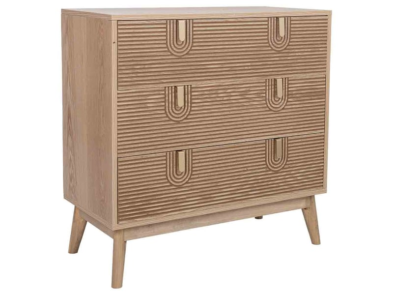  Commode en bois marron 80 x 39 x 80 cm (h)  - Conforama A