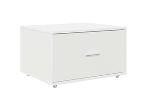 Armoire de rangement bureau, armoire à tiroirs 55 x 45 x 31 cm blanc