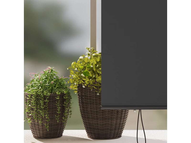  Store enrouleur, store à rouleau anthracite 180 x 250 cm tissu et aluminium cf44945  - Conforama D