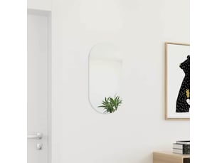 Miroir  à poser coloris blanc <strong></strong>  <strong></strong> - 60 cm x 30 cm