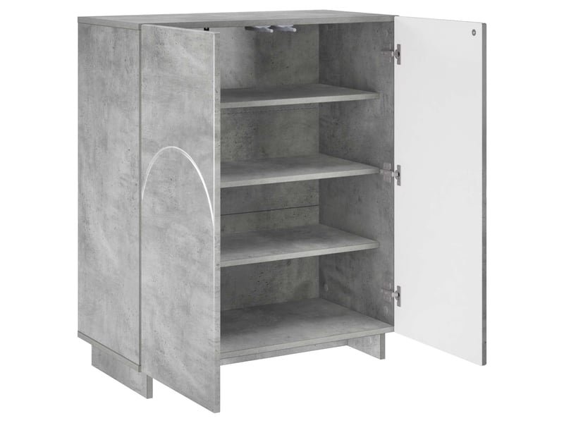  Meuble à chaussures, armoire à chaussures 73x38x87,5 cm bois d'ingénierie shl4816  - Conforama C