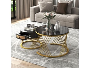 Table basse coloris gris SOGEU
