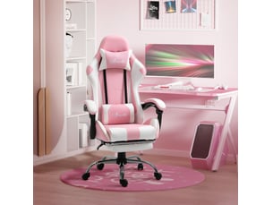 Fauteuil gaming <strong>DESMIU</strong> <strong></strong> avec assise réglable en hauteur