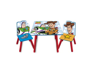 Ensemble de table et  2 chaises en bois de toy story buzz et woody